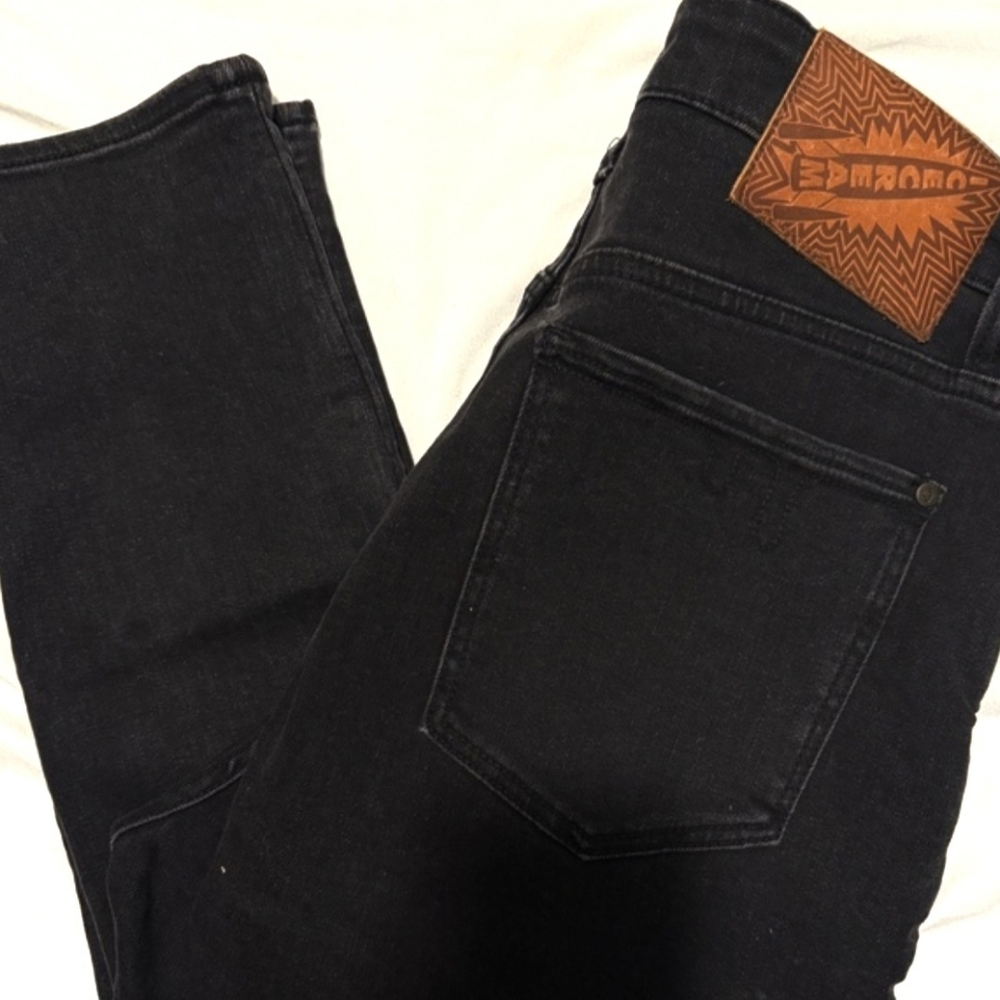 Ice cream Stress Black Running Dog Jeans - Picture 2 of 11